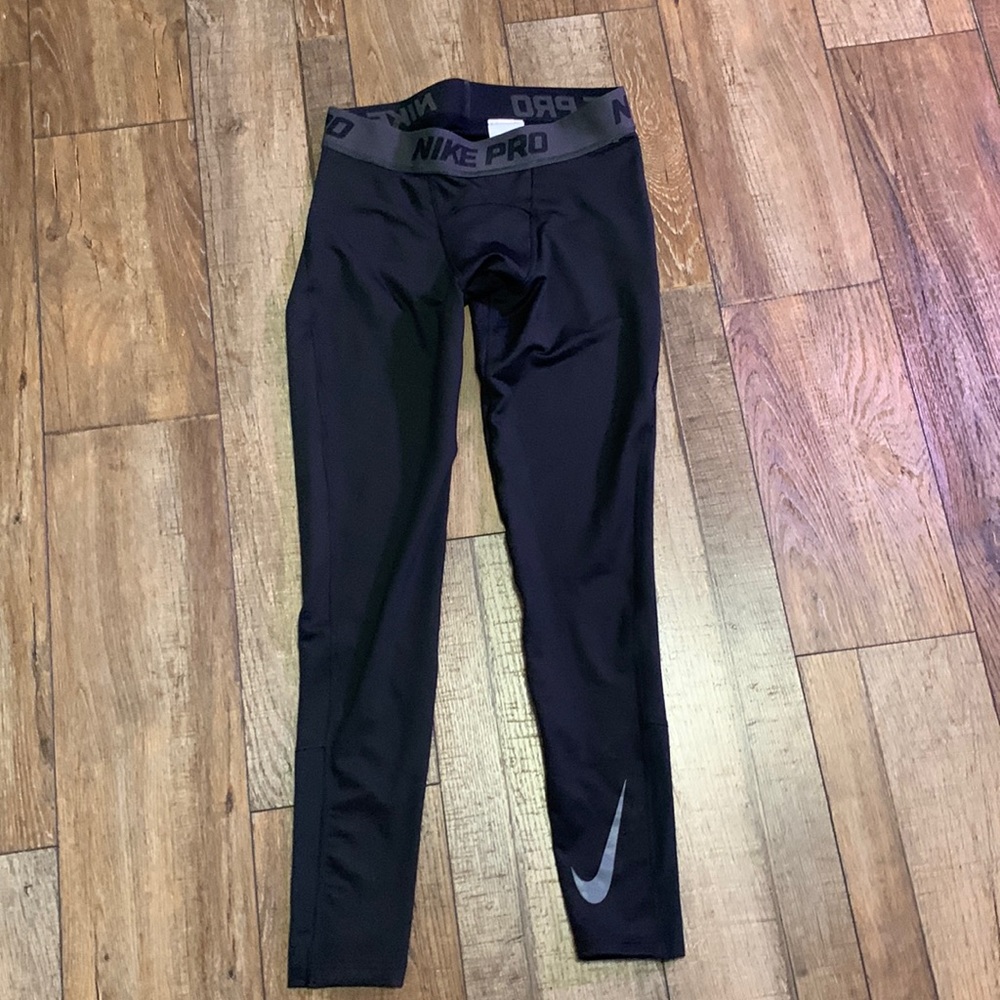 Nike Pro Therma Warm Compression Training Tights Size Large 929711-010